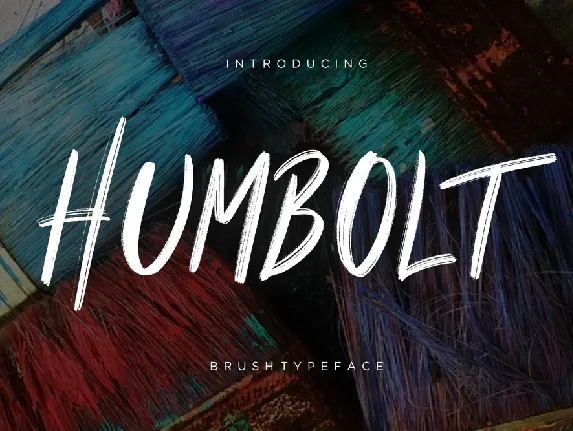 Humbolt font