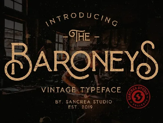 Baroneys Vintage font