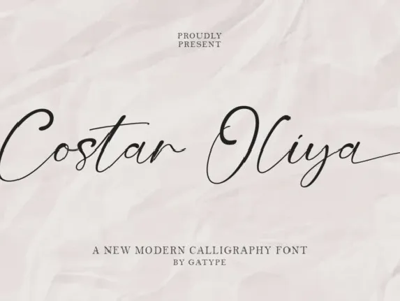 Costar Oliya Script font