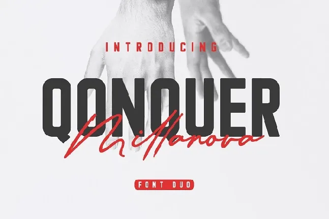 Qonquer Millanova Duo font