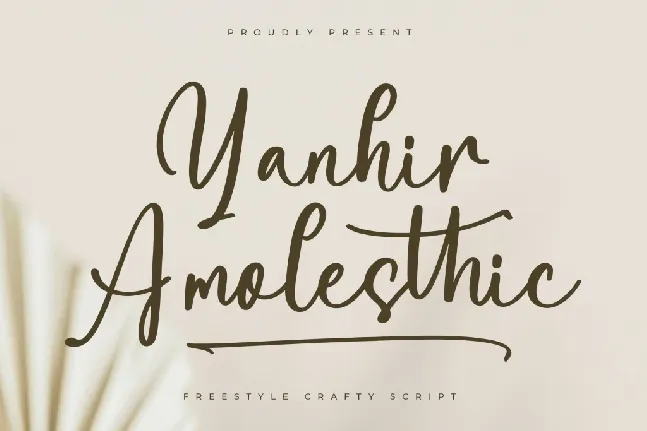 Yanhir Amolesthic DEMO VERSION font