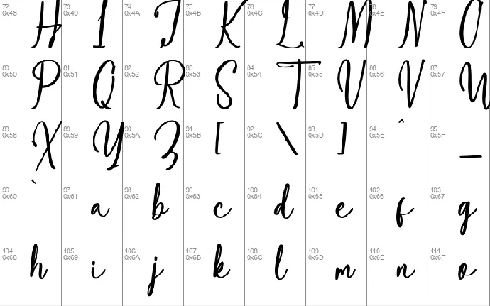 Yanhir Amolesthic DEMO VERSION font