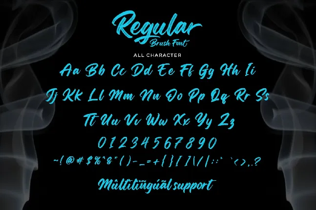 Regular font