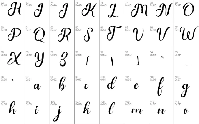 Bradeat font