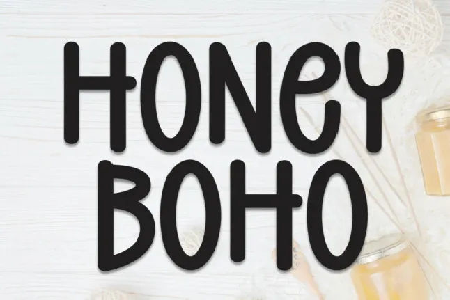 Honey Boho Display font