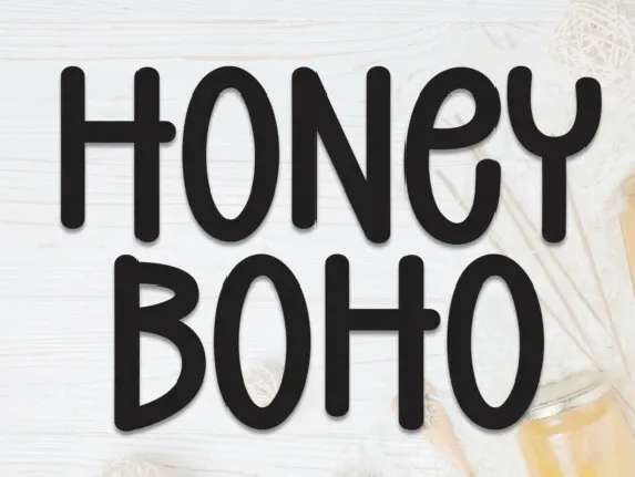 Honey Boho Display font