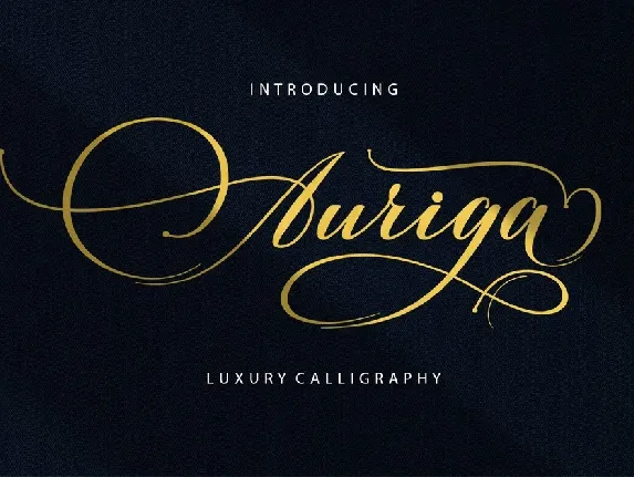 Auriga font