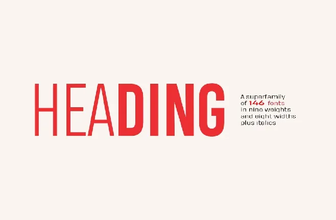 Heading PRO font