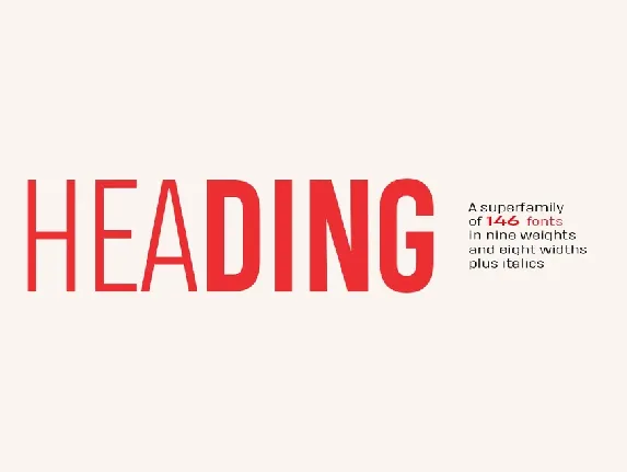 Heading PRO font