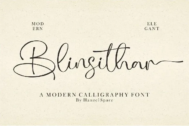 Blinsithar font