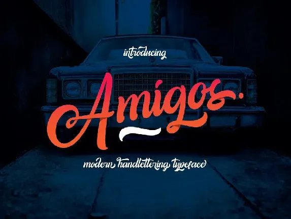 Amigos font