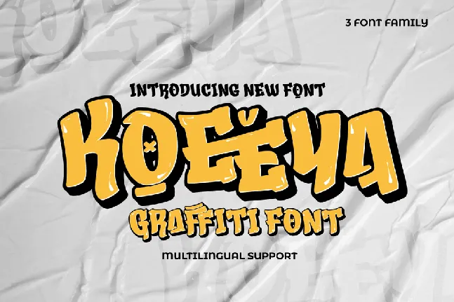 KOEEYA trial font