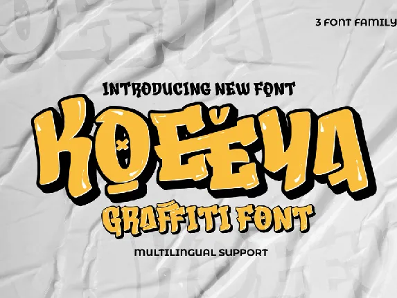 KOEEYA trial font