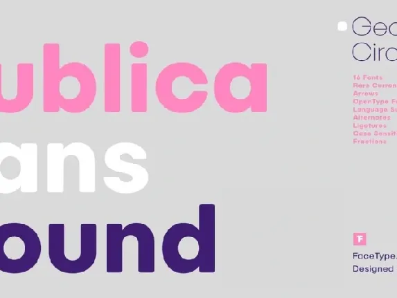 Publica Sans Round Family font