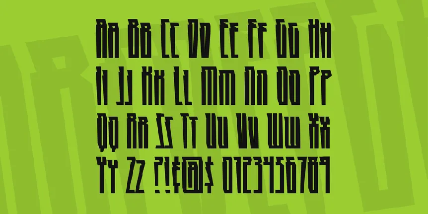 HighRise BB font