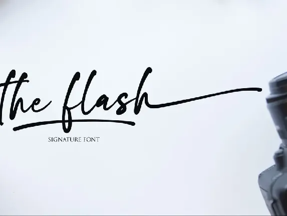 The Flash font