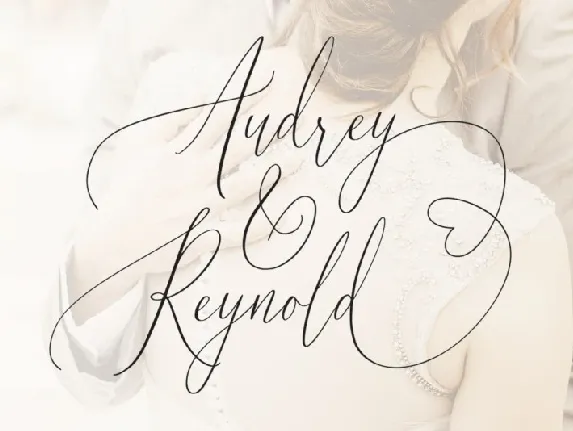 Audrey & Reynold Calligraphy font