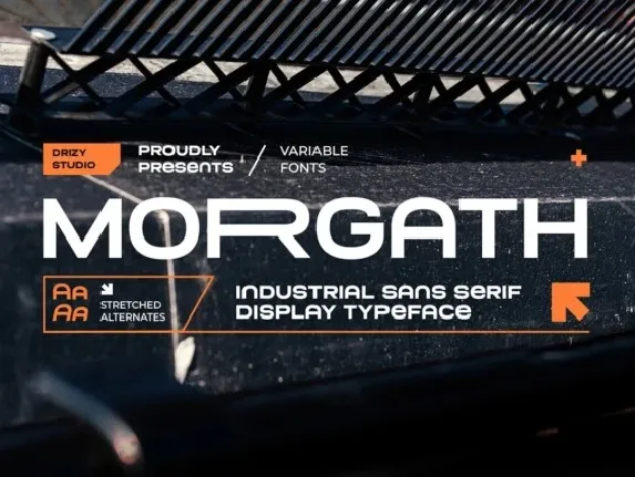 Morgath font