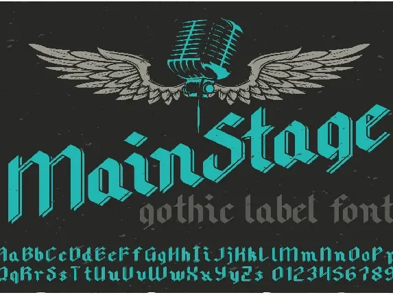 Main Stage font