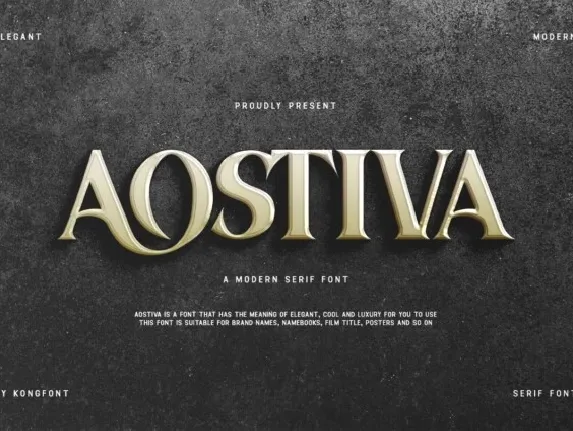 Aostiva font