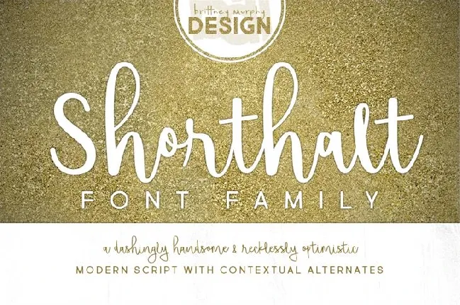 Shorthalt Script Free font