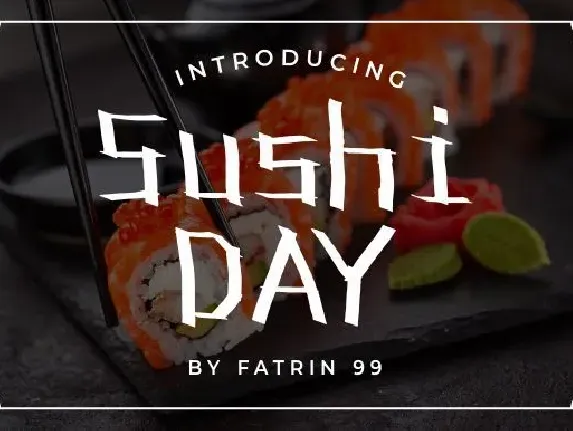 FATRIN Sushi DAY Demo font