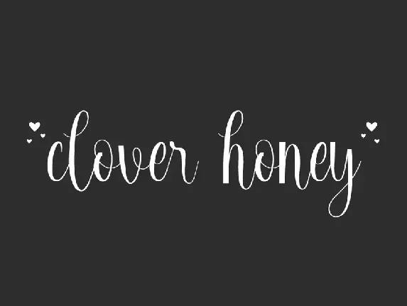 Clover Honey Demo font