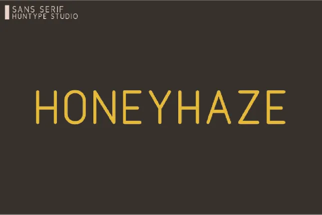 Honeyhaze font