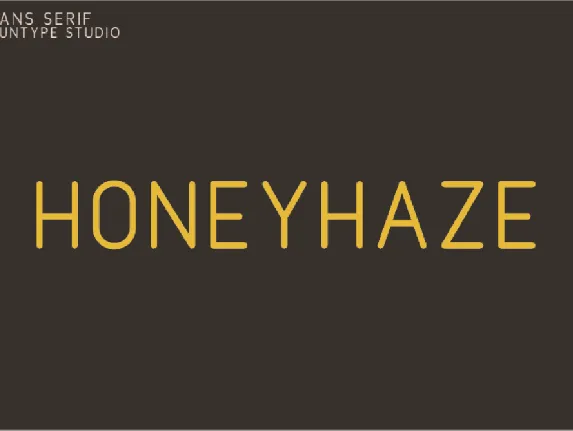 Honeyhaze font