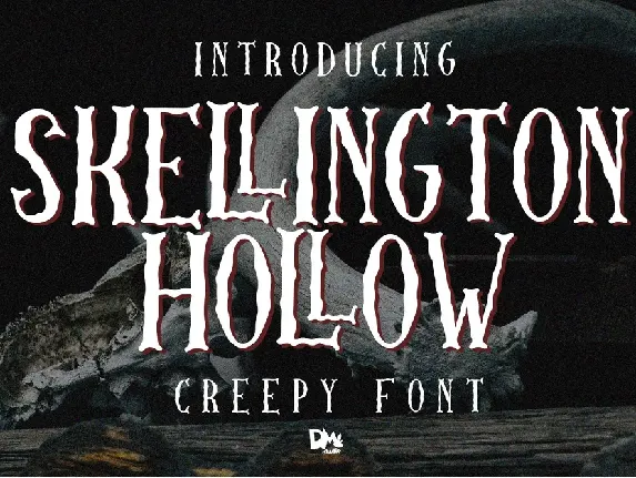 Skellington Hollow font