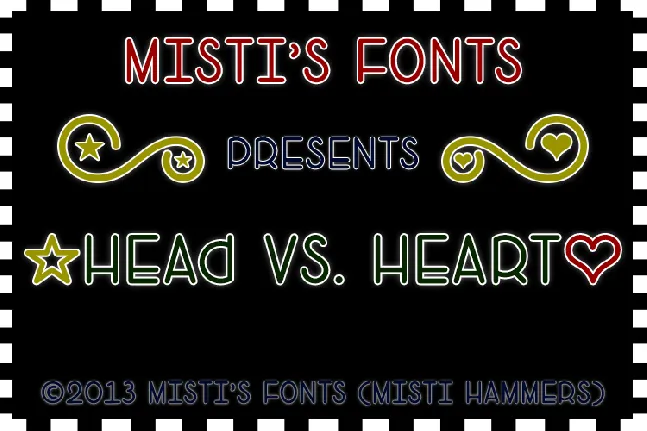 Head Versus Heart font