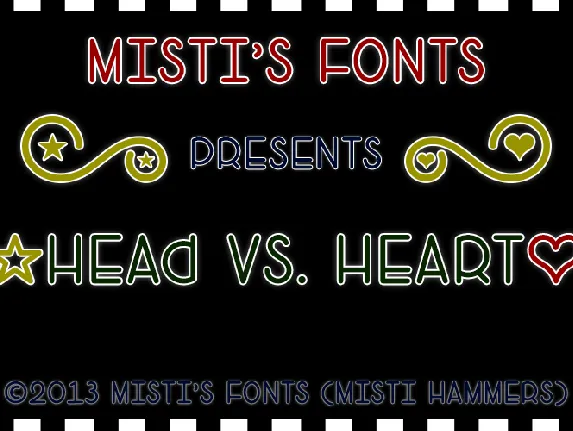 Head Versus Heart font