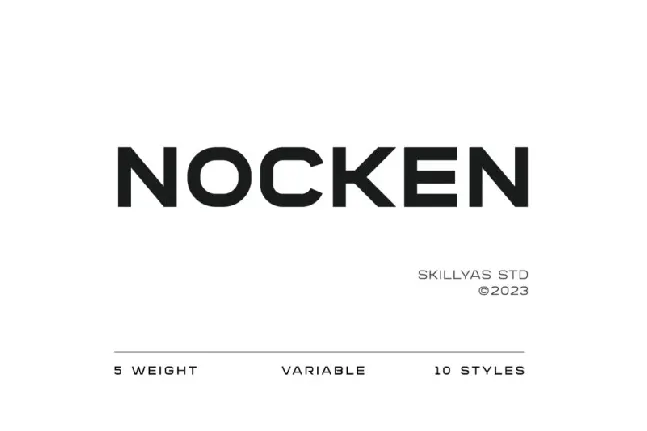 Nocken Family font