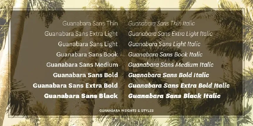 Guanabara Sans Family font