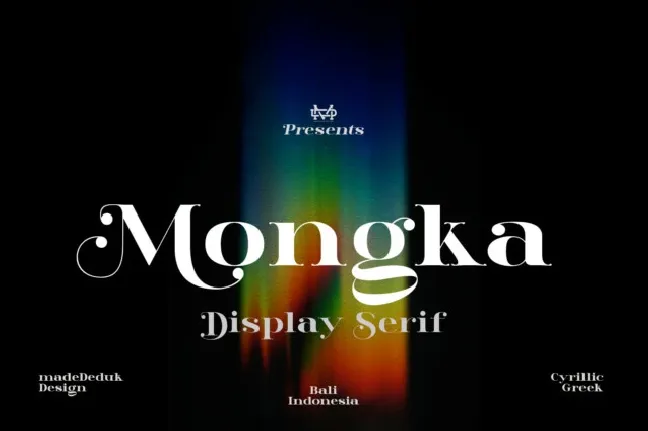 Mongka font