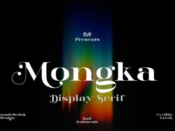 Mongka font