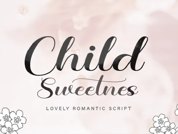 Child Sweetnes font