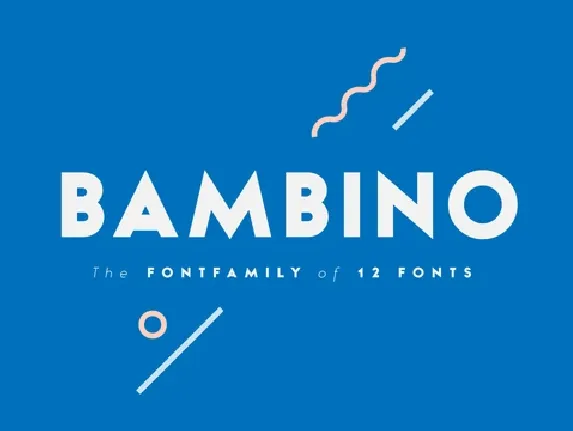 Bambino font