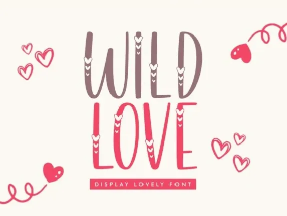 Wild Love Display font