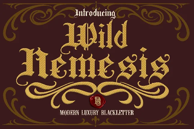 Wild Nemesis font