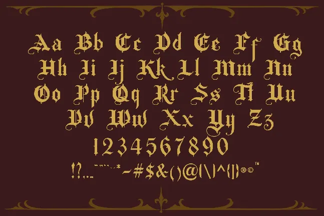 Wild Nemesis font