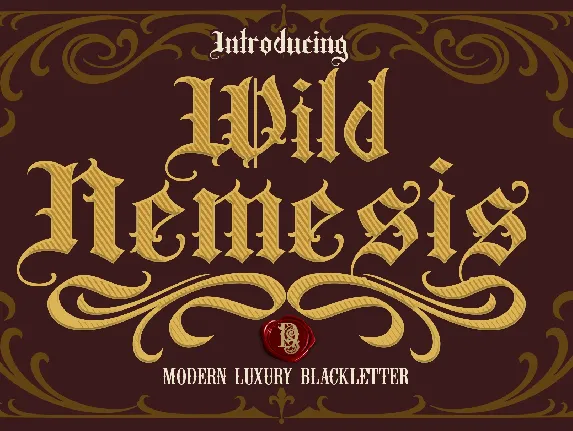 Wild Nemesis font