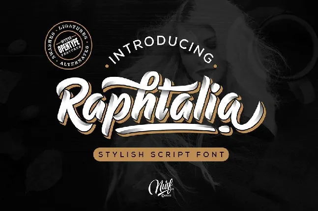 Raphtalia Stylish Script font