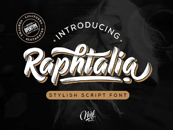 Raphtalia Stylish Script font