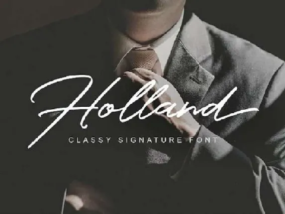 Holland Script Free font