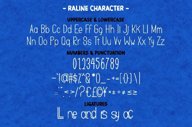 RALINE font