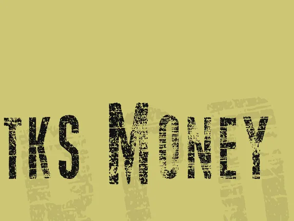 Vtks Money 2 font