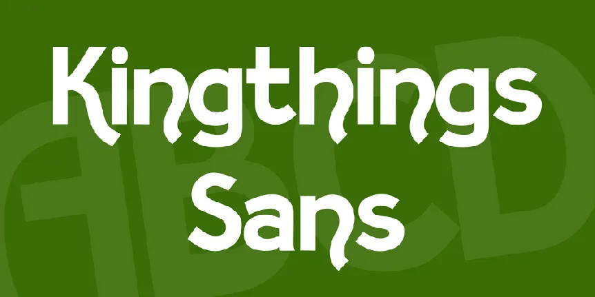 Kingthings Sans font