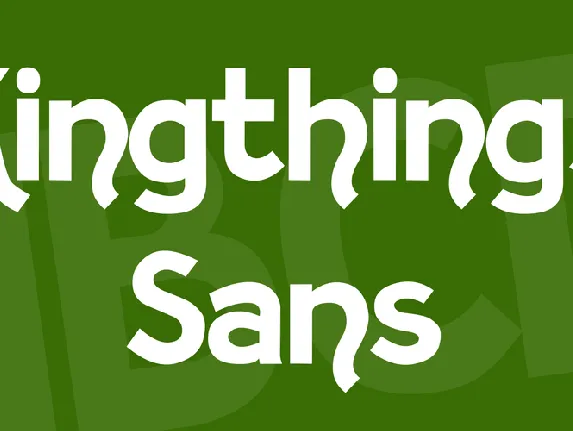 Kingthings Sans font