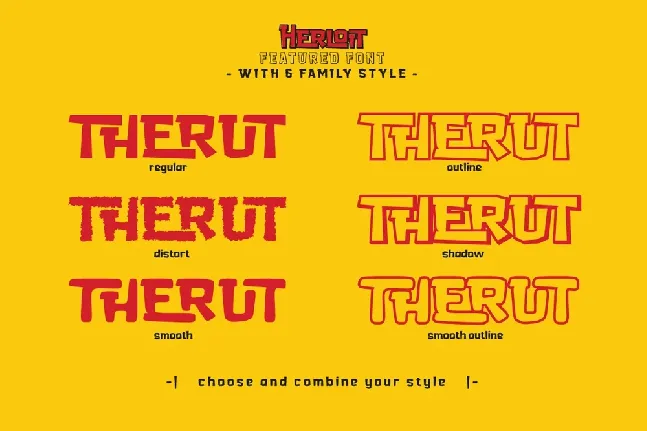 HERLOIT Trial font